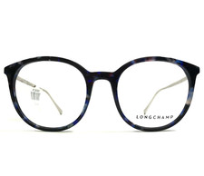 Longchamp Eyeglasses Frames LO2605 461 Tortoise Blue Silver Round 51-19-140