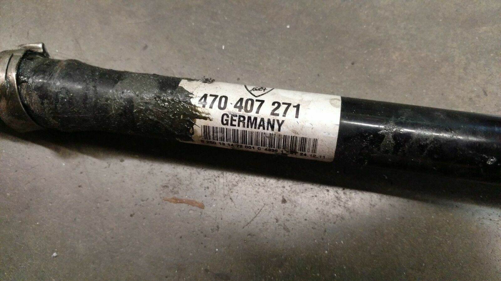 LAMBORGHINI AVENTADOR 700 FRONT DRIVE SHAFT AXLE OEM 470407271 DAMAGED