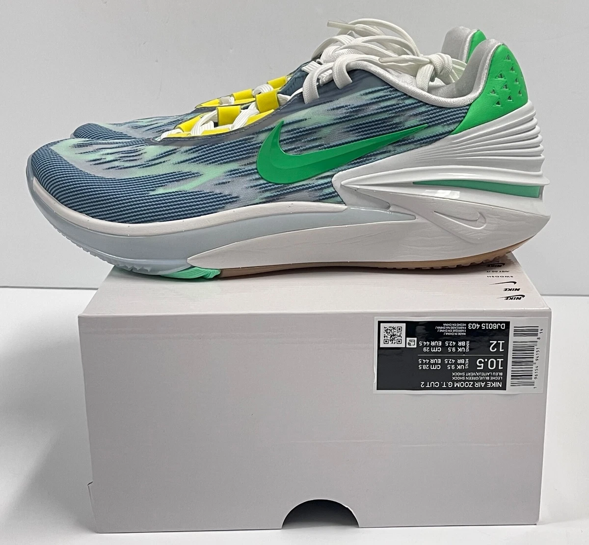 Nike Air Zoom G.T. Cut 2 LEACHE BLUE Basketball Shoes DJ6015-403 MENS 10.5