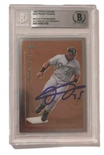 Frank Thomas HOF Signed 1999 Topps Chrome #423 White Sox AUTO BGS BAS Beckett