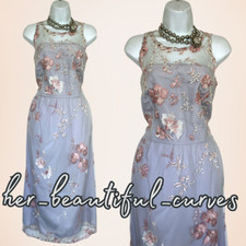MONSOON EMBROIDERIES WEDDING OCCASION PARTY DRESS SIZE 16 new with tags