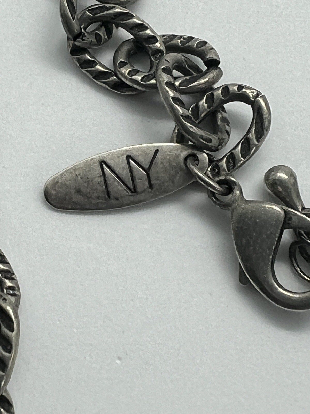 Stunning Thick Chained Charm Statement Necklace - image 9