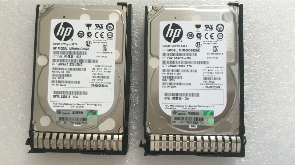 655708-B21 HP SATA 500GB MDL 6G 7.2k 2.5'' SC 614829-002 656107-001 Hard Drive - Image 2 of 4