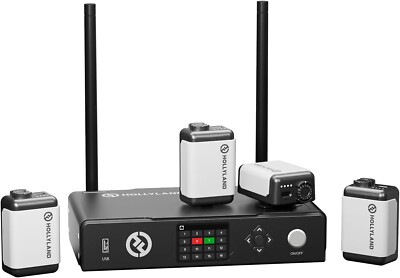 Hollyland Wireless Tally System 4 Lights Set, 2,600ft Range for Live Shooting