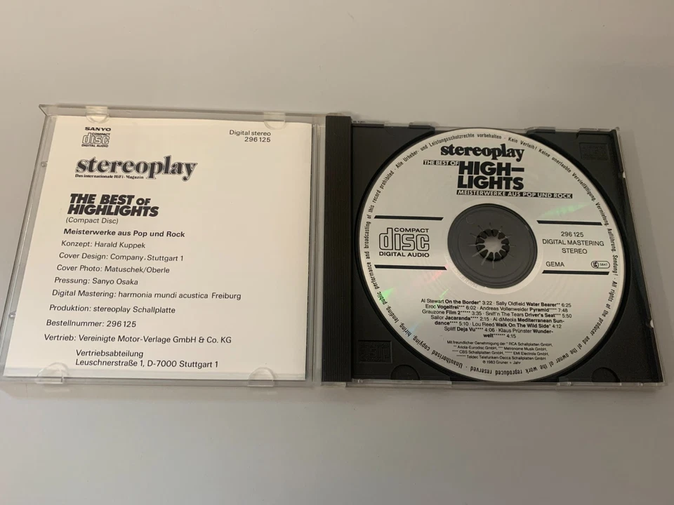 Stereoplay - The Best Of Highlights - CD © 1983/84 (sanyo japan) Eroc,Grauzone.. - Bild 2 von 3
