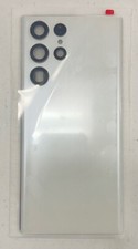 Replacement Back Cover Housing for Samsung Galaxy S22 Ultra - White w/ Lens