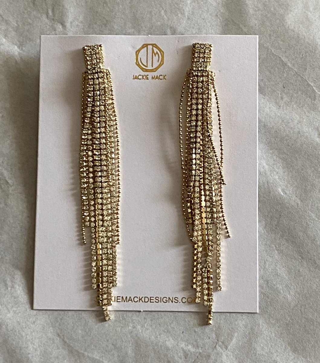 Rachael Zoe Curateur Jackie Mack Adhara Gold Tone Earring New eBay