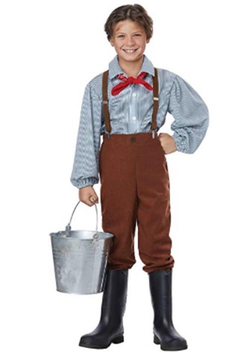 Pioneer Boy Little House on the Prairie Costume Child