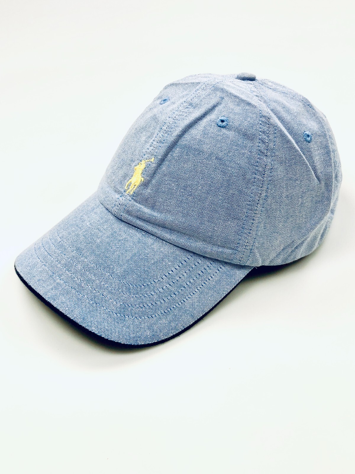 CAPPELLO PONY GIALLO POLO RALPH LAUREN OXFORD CAPPELLO BLU NUOVO CON ETICHETTE