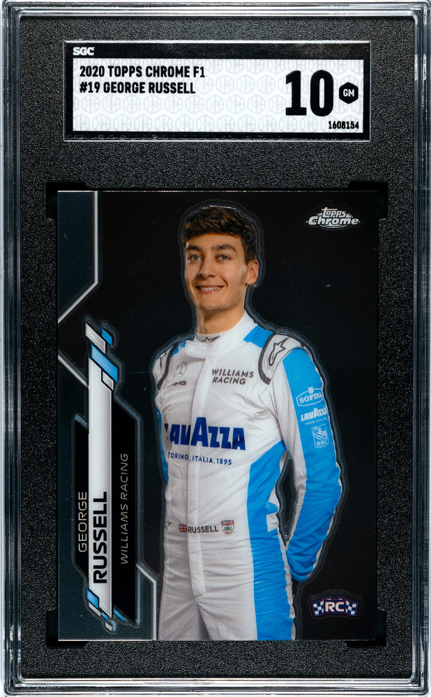 2020 Topps Chrome George Russell #19 SGC 10