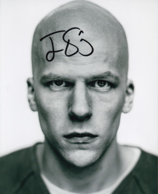 JESSE EISENBERG signed Autogramm 20x25cm BATMAN VS SUPERMAN in Person autograph
