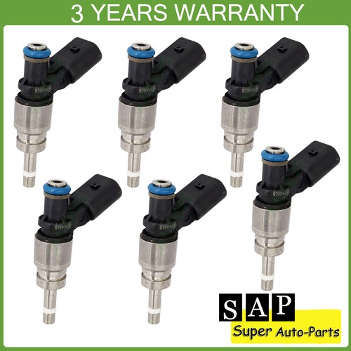Set of 6 Fuel Injectors Fit For Audi S5 Q7 A6 Quattro A8 Quattro VW
