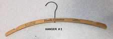Vintage Wooden Advertising Hanger HOUDA COSTUMES HOLLYWOOD LOS ANGELES CA 1950'S