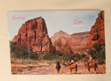 Greetings From Zion National Park, Utah Giant Postcard - Unposted Oversize 9"x6"