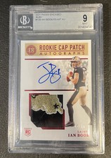 2021 Panini Encased FOTL - Ian Book. RC. Cap Patch Auto. Ruby Parallel. Rare /15