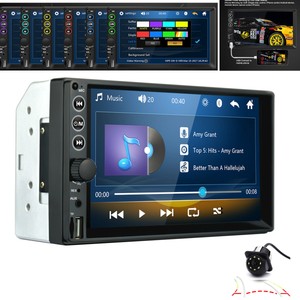 2DIN 7" Car Stereo Radio Bluetooth MP5 FM AUX Player Touch Screen FM TF Camera 2DIN 7" Car Stereo Radio Bluetooth MP5 FM AUX Player Touch Screen FM TF Camera