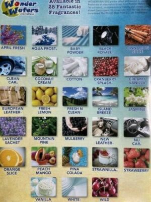 48~ Wonder Wafers~ 28 Scents to Choose INDIVIDUALLY WRAPPED Air Freshener