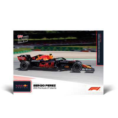 Topps Now Formula 1 2021 - Card 29 - Sergio Perez - Red Bull Racing