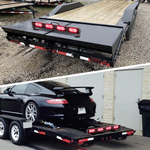 22" Wireless Tow Light Bar Trailer Rechargeable Magnetic For Truck Boat 7Pin - Picture 9 of 11