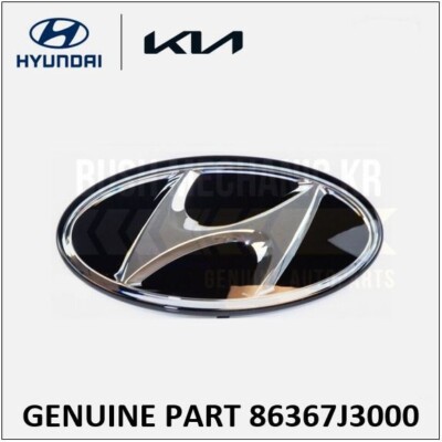 Qoo　0913 GENUINE OEM Hyundai Kia Front Grille Emblem S.C.C SCC Unit