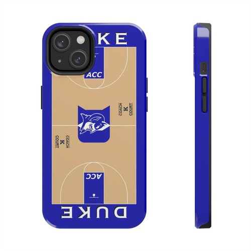 Duke Blue Devils Basketball Court Tough Phone Case - Picture 30 of 108