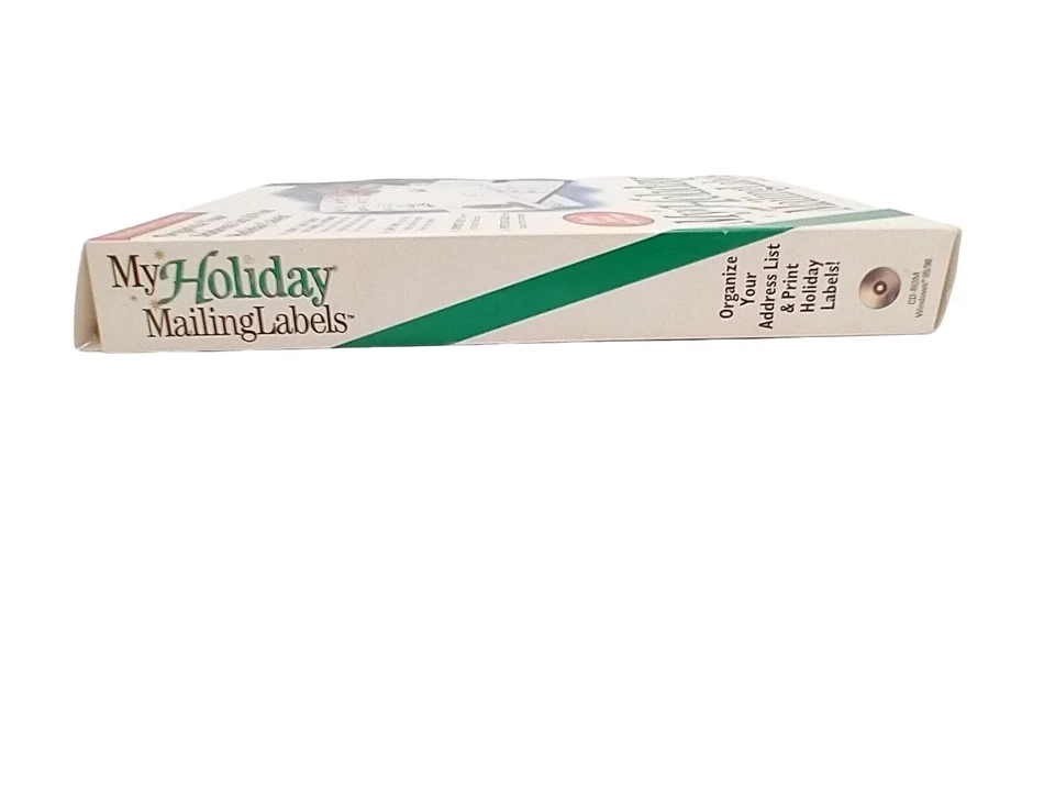 Vintage Mysoftware Software My Holiday Mailing Labels Clip Art Greeting Cards Wi - Image 4 of 4