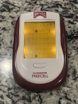 Bicycle Freecell Illuminated Touch Screen Handheld Travel Game Techno Source