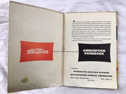 Manuale munizioni western vintage 1957 22a edizione fucile pistola fucile fucile - Foto 2 di 8