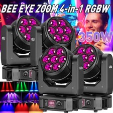 350W LED Wash Moving Head Light RGBW Rotating Beam Stage Lights DMX DJ Lighting