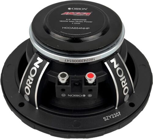 ORION HCCA654NHP 6.5” 1800W Max 4-Ohm Efficient Neodymium Midrange Loudspeakers - Picture 4 of 4