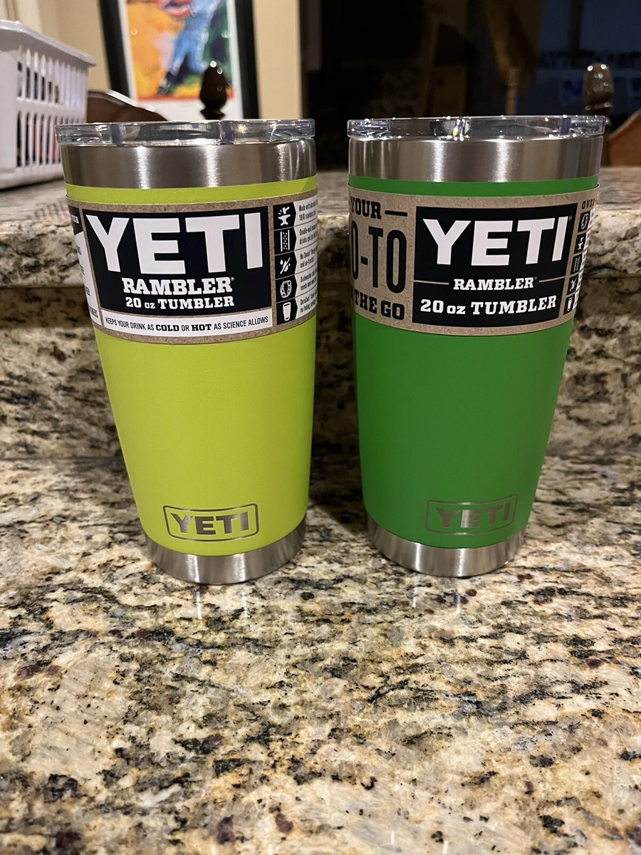 YETI Rambler 20 Oz Travel Mug Chartreuse