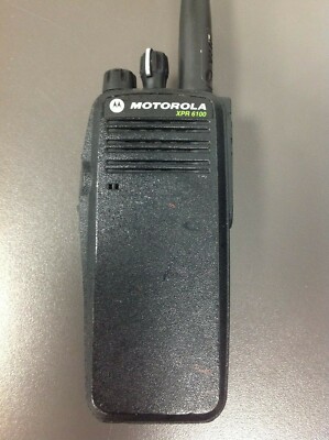 Motorola XPR6100, Model # AAH55JDT9JA1AN, VHF, 16 CH, 5 W, Batt, Antenna NO CHG