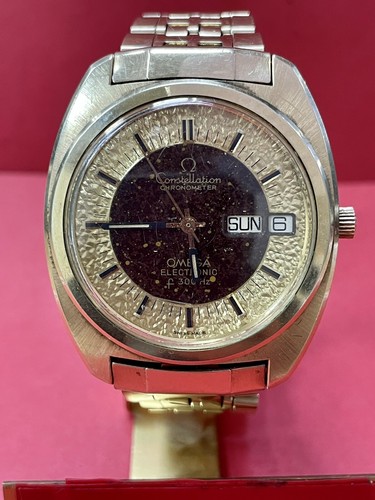 Rare Vintage Omega Constellation Chronometer F300 Hz 1980034 gold shell  Watch R2 | eBay