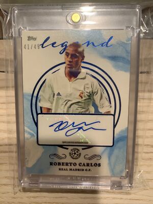 Topps Carlos ロベルト カルロス 直筆サイン AUTO 世界99枚 Topps Carlos ロベルト カルロス 直筆サイン AUTO 世界99枚