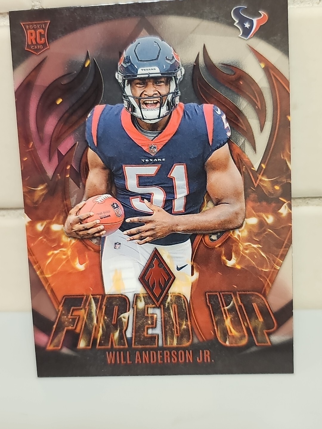 Will Anderson 2023 Phoenix Fired Up Rookie Card RC Texans