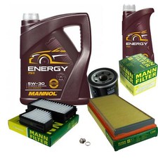Inspektionspaket 6L Energy 5W-30 f&uuml;r Subaru Legacy III Station Wagon 2.0 AWD