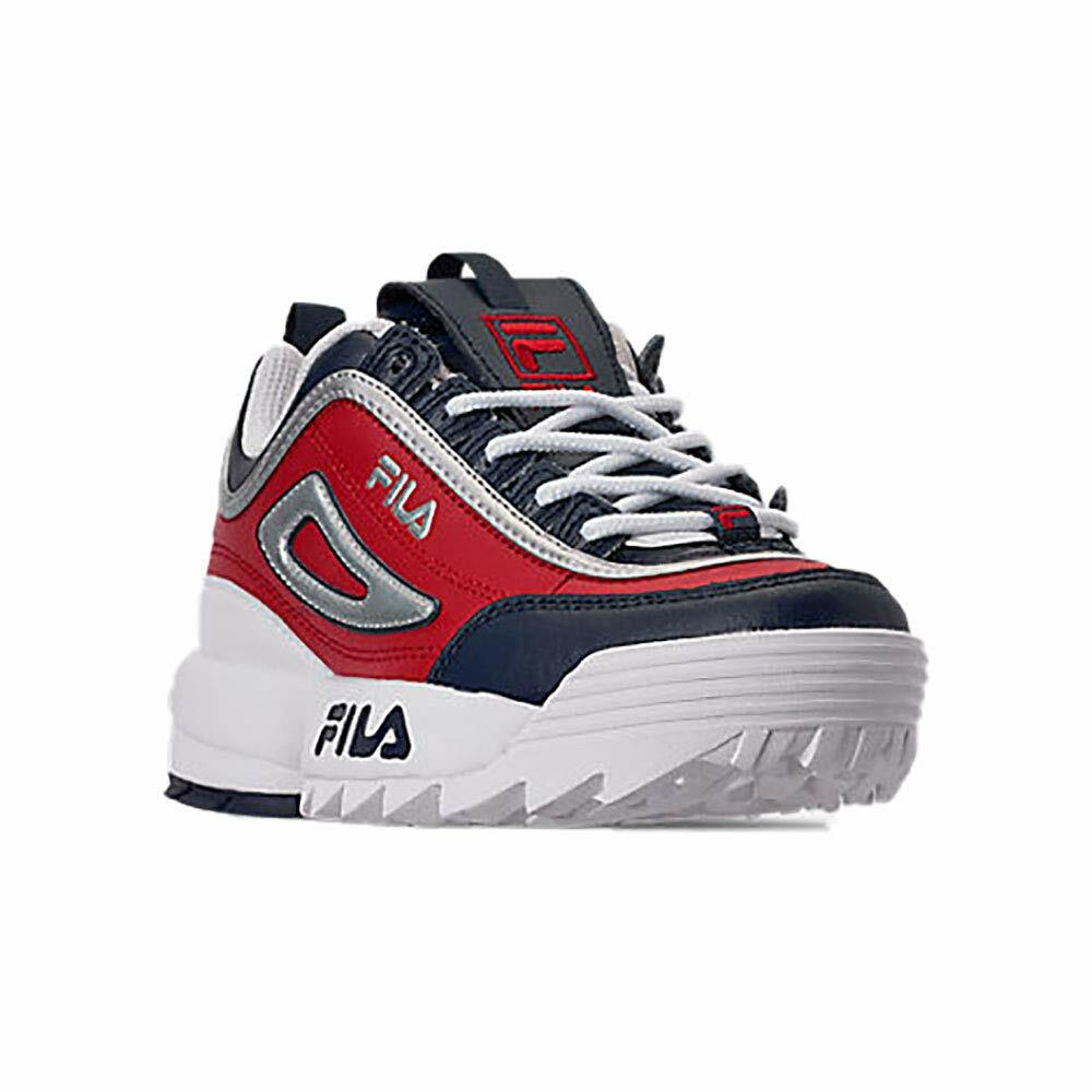 fila disruptor 2 red and white