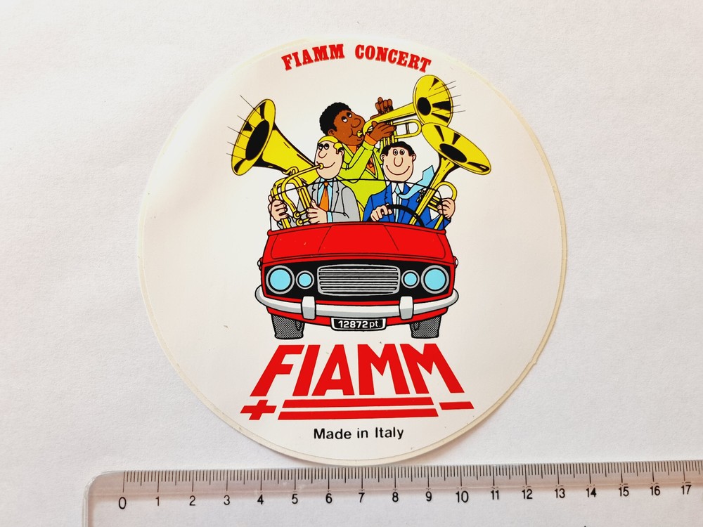 80s Vintage FAMM Concert Stickers - Retro Music Memorabilia Collectible Set