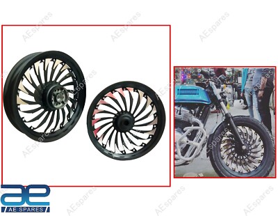 Alloy Wheel Rim Set For Royal Enfield Continental GT 650cc Interceptor  650cc @RE