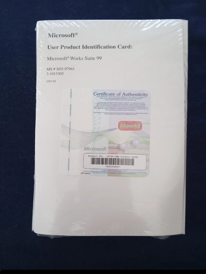 Original Microsoft OEM CD Word 97 Manual Id Ms Office (bin Q) - Image 2 of 4