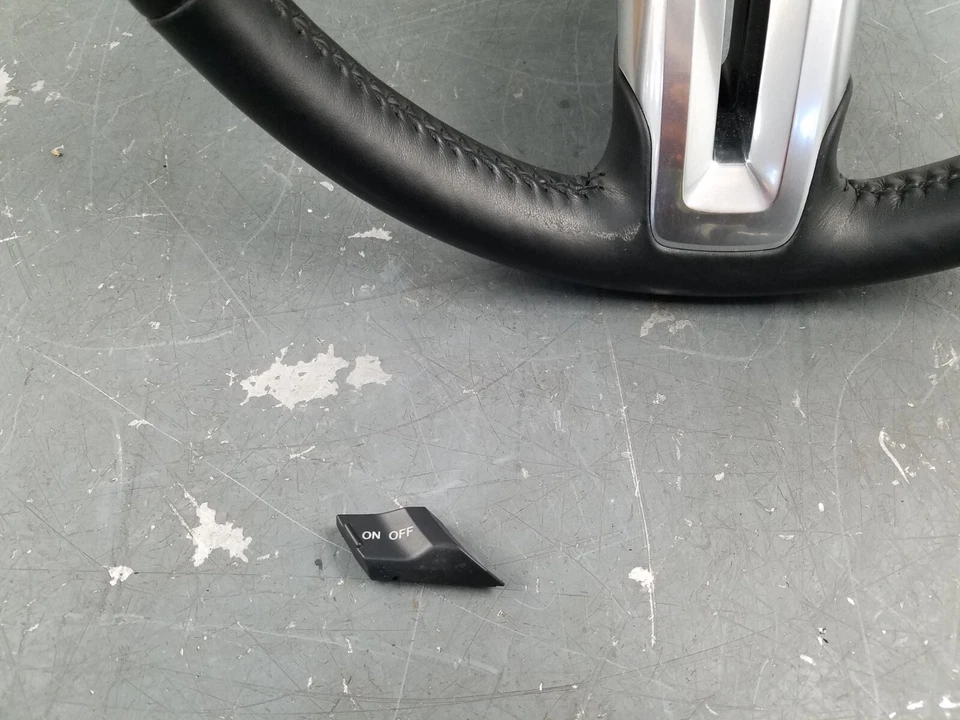 2019 Ford Mustang GT Leather Steering Wheel / Column  #2620 A8 - Image 4 of 4