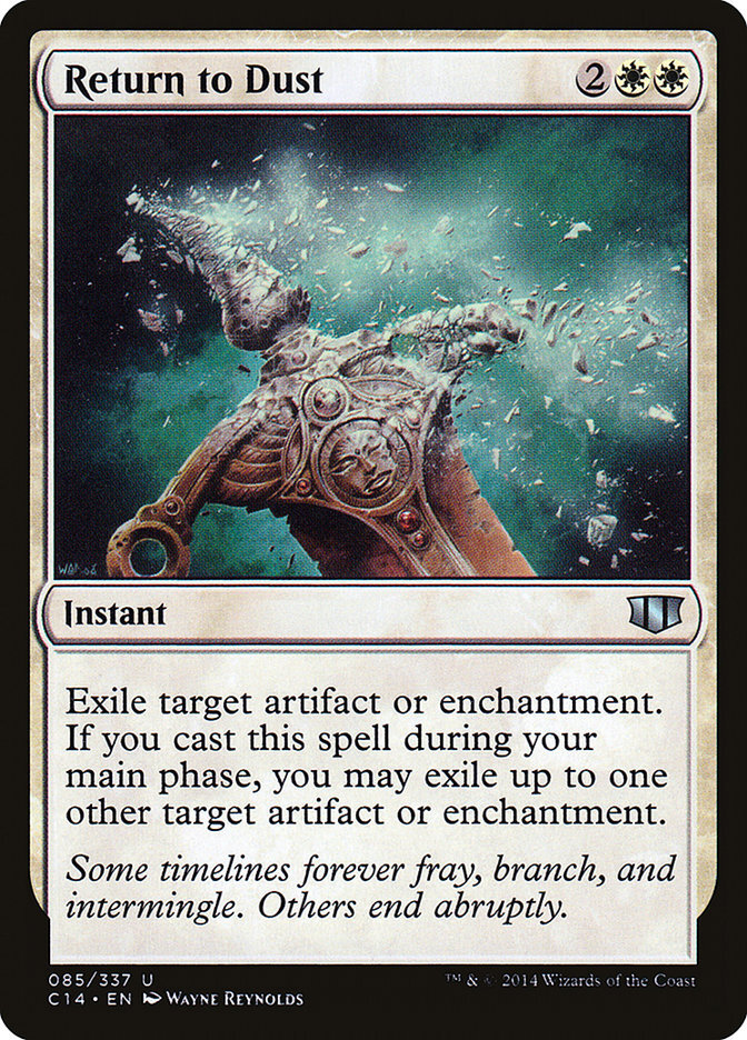 MTG Magic the Gathering Return to Dust (85/397) Commander 2014 LP