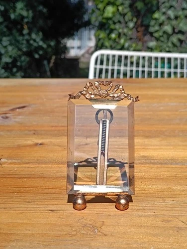 Miniature photo frame beveled glass 19th century Napoleon III, dollhouse
