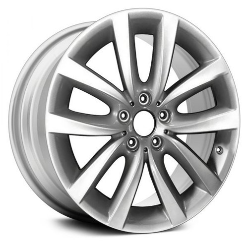 Wheel For 2011-15 BMW 550I 19x8.5 Front Alloy 5 V Spoke 5-120mm Metallic Silver