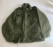 Vtg 80 s US Army M65 Field Jacket Cold Weather Coat OG107 Sz Small