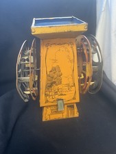 Very Early Antique Tin Litho Double Ferris Wheel Sand Toy, Sand Turns Wheels