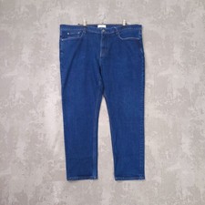 Spoke Jeans Mens W44 L31 Regular Fit Blue Denim Cotton Straight Leg Build A