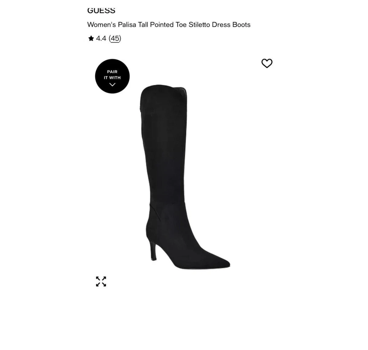formal black bodycon dress KHAITE Davis Knee High Boots in Black main image 0