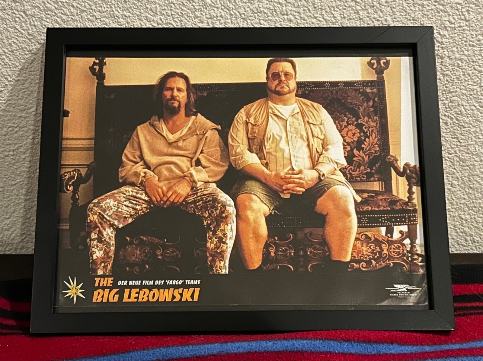 Big Lebowski Lobby Card (German) Framed Original