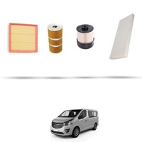 Hoffcar Inspektionsset 4 Filter FüR Opel Vivaro B 1.6 Biturbo Cdti 92Kw